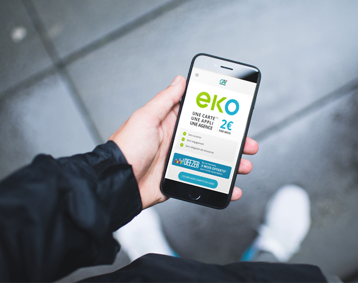 Le bon plan de la banque en ligne Eko par Crédit Agricole experts